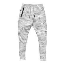 Load image into Gallery viewer, Joggers Slim Pants With Cargo Pockets - Light Gray Camo
