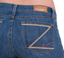 Load image into Gallery viewer, Short n Sassy Capri Distressed Medium Blue - LIMITED EDITION
